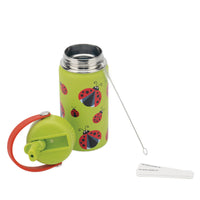 Insulated Water Bottle with Ladybugs for Kids - 400 ml