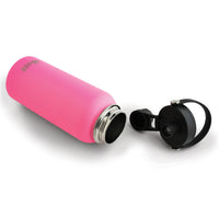 1L Insulated Big Reusable Pink Water Bottle