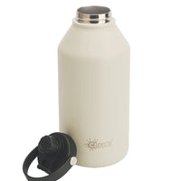 2L Insulated Big Reusable White Water Bottle