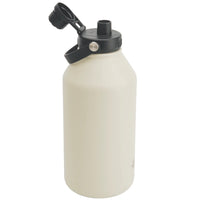 2L Insulated Big Reusable White Water Bottle