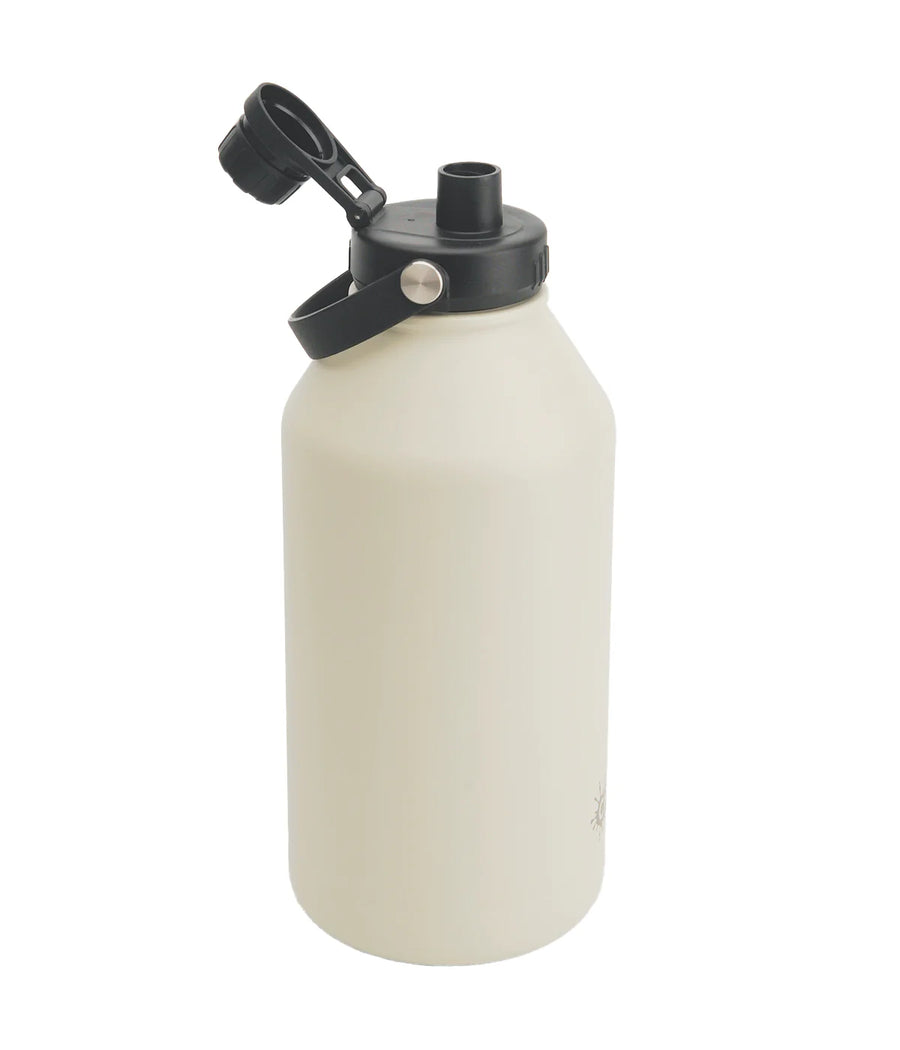 2L Insulated Big Reusable White Water Bottle