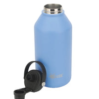 2L Insulated Big Reusable Blue Water Bottle