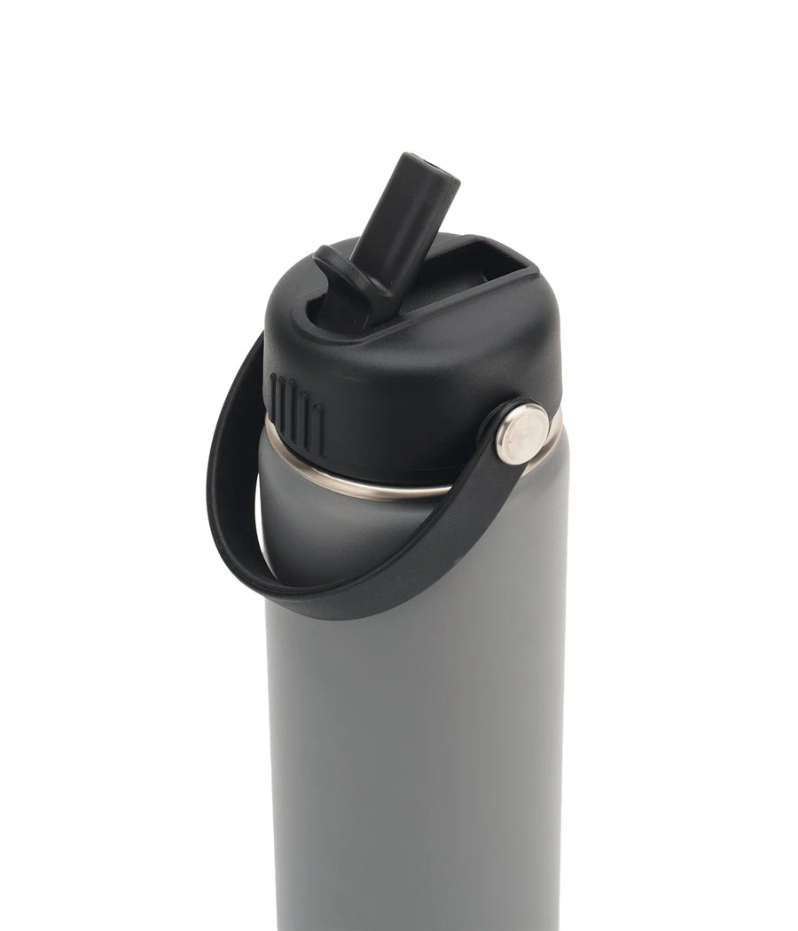 600ml Insulated Reusable Grey Water Bottle