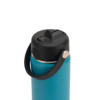 600ml Insulated Reusable Blue Water Bottle