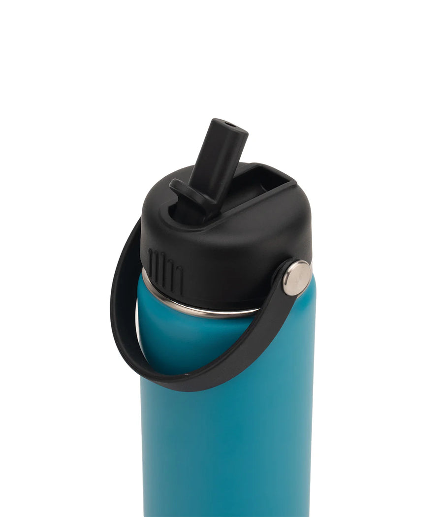 600ml Insulated Reusable Blue Water Bottle