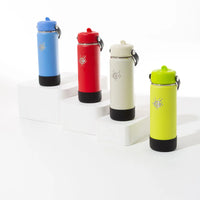 750ml Reusable White Water Bottle With Straw Lid and Single Wall