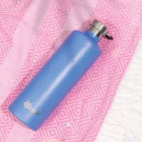 1L Stainless Steel Blue Insulated Water Bottle - Reusable & BPA Free