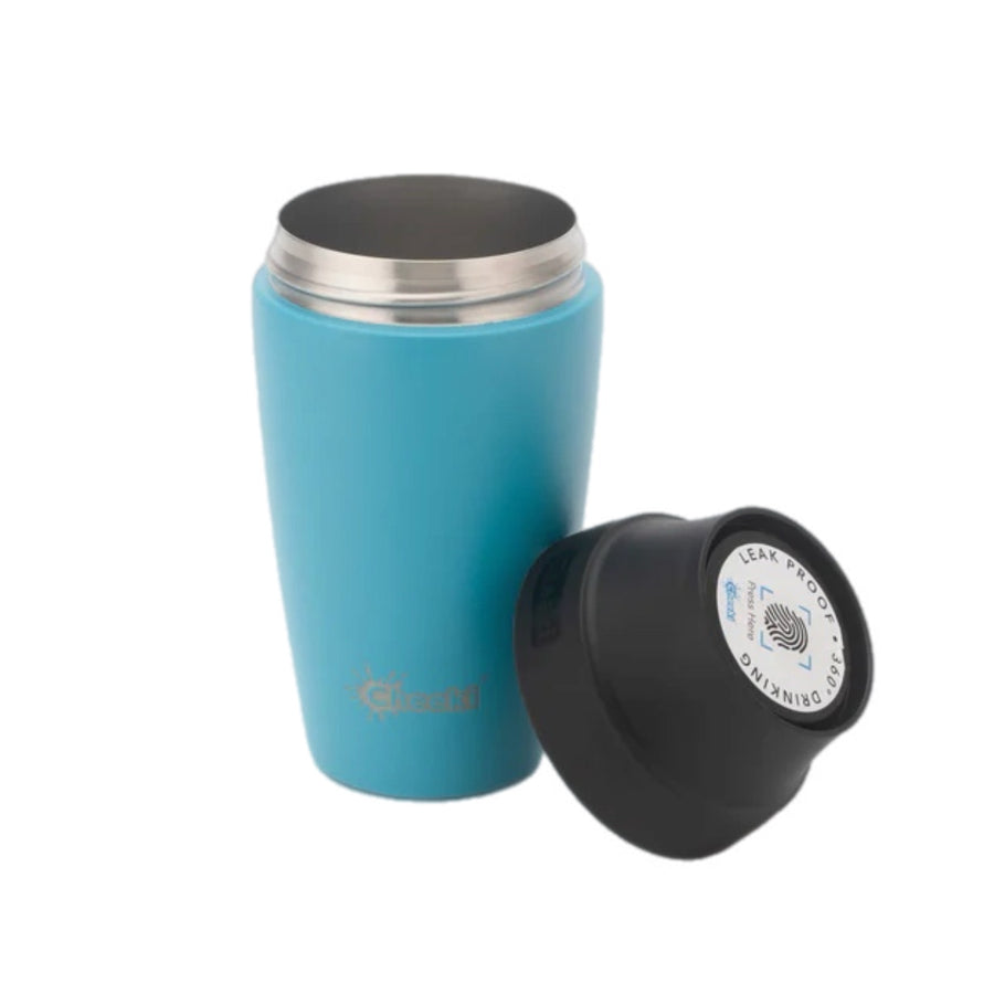 350ml Insulated Blue Coffee Mug