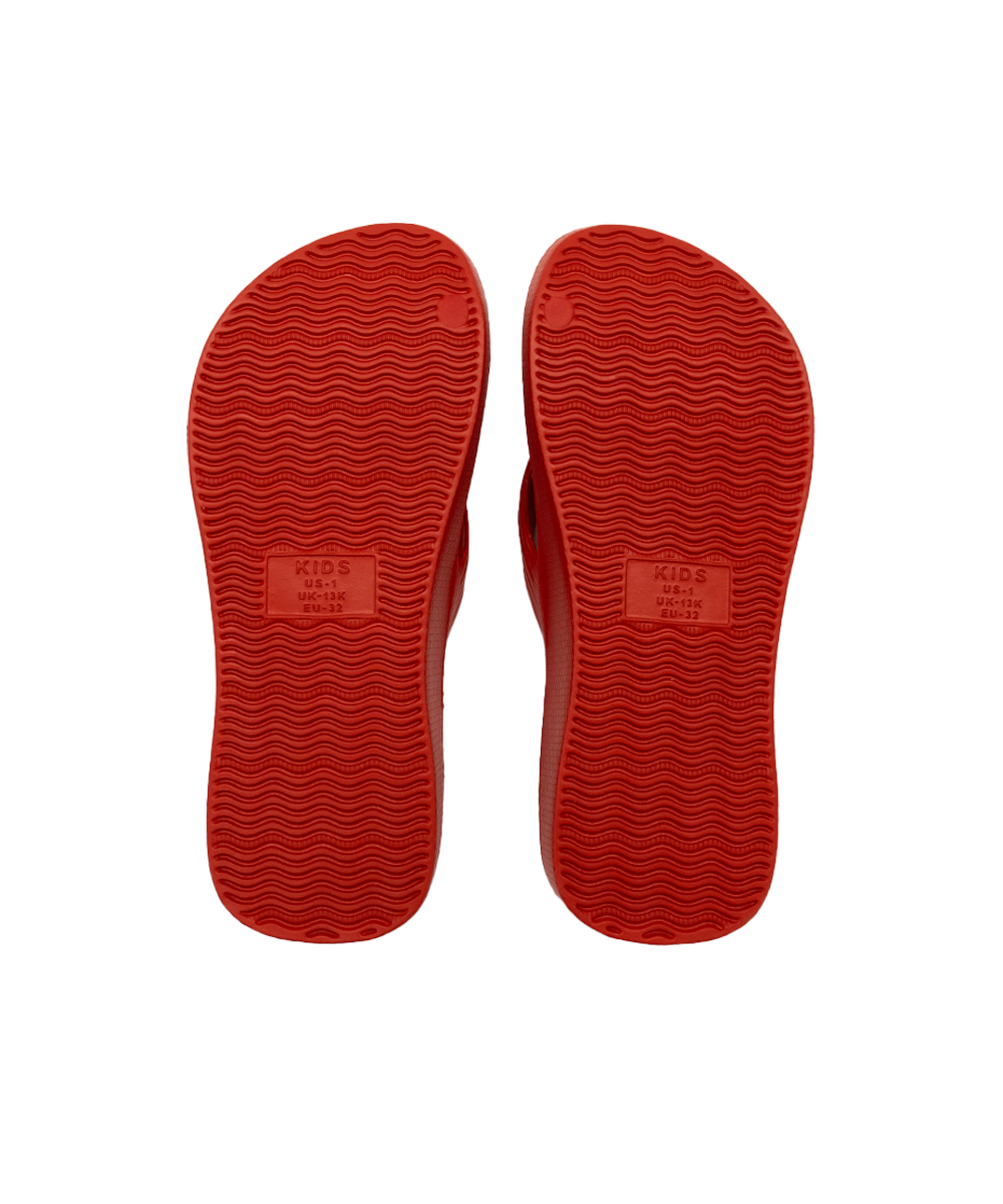 Red Thongs For Kids With Arch Support