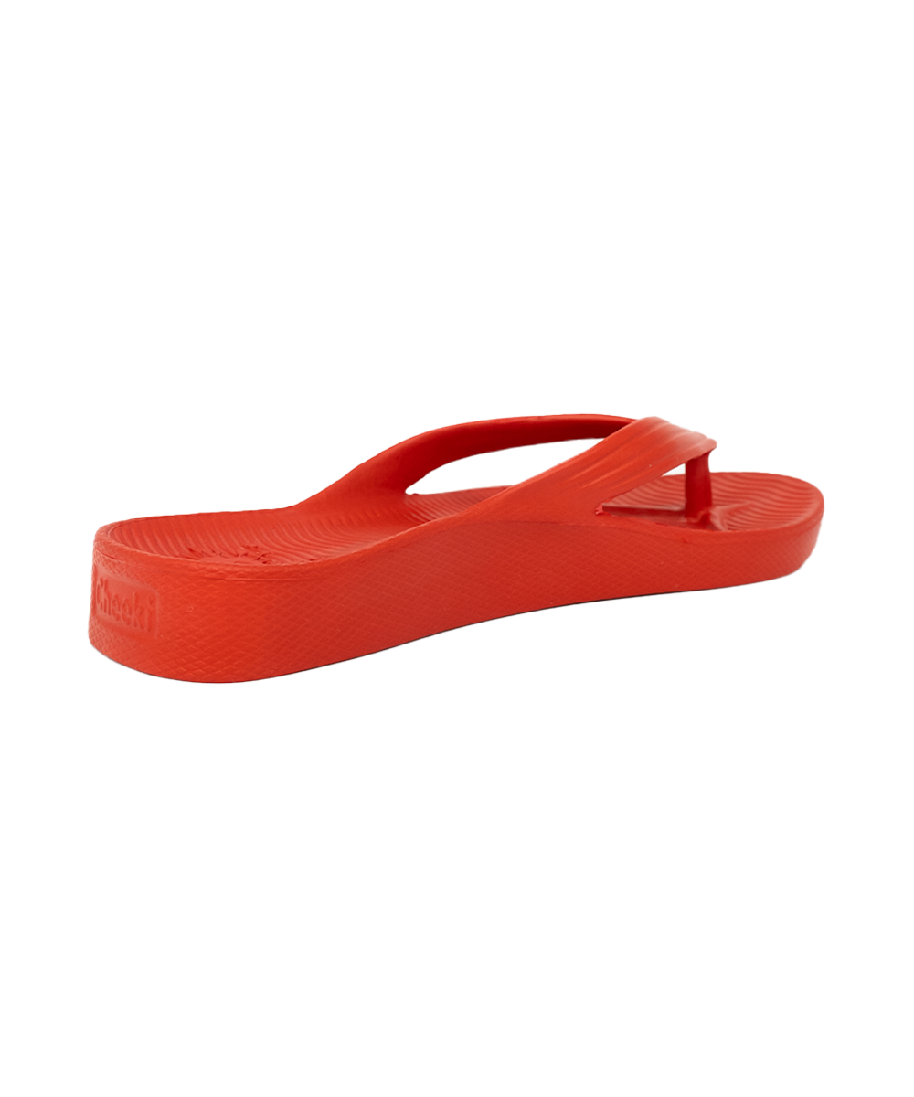 Red Thongs For Kids With Arch Support