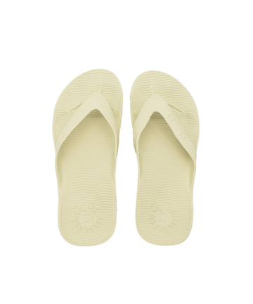 White Thongs For Kids With Arch Support