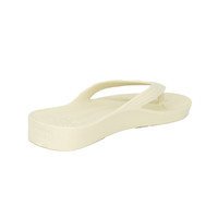 White Thongs For Kids With Arch Support