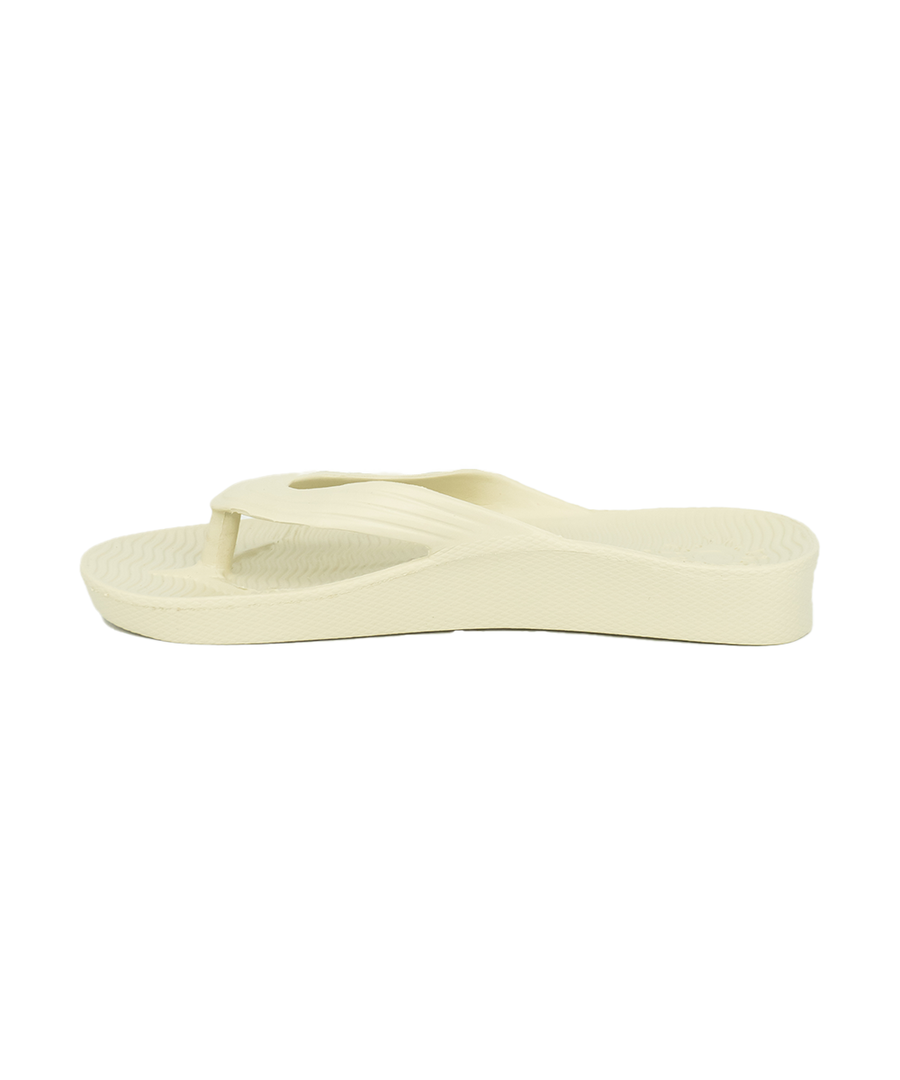 White Thongs For Kids With Arch Support