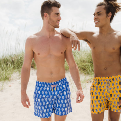 Orange Turtles Boardshorts