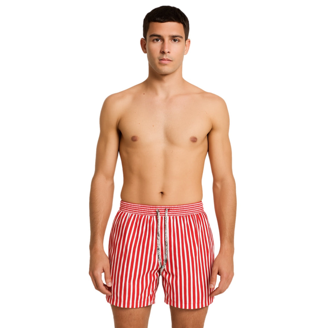 Red Stripes Boardshorts