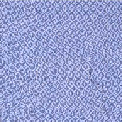 Adult Hooded Beach Towel in King Blue – Quick-Dry Swim Poncho for Swimming & Surfing