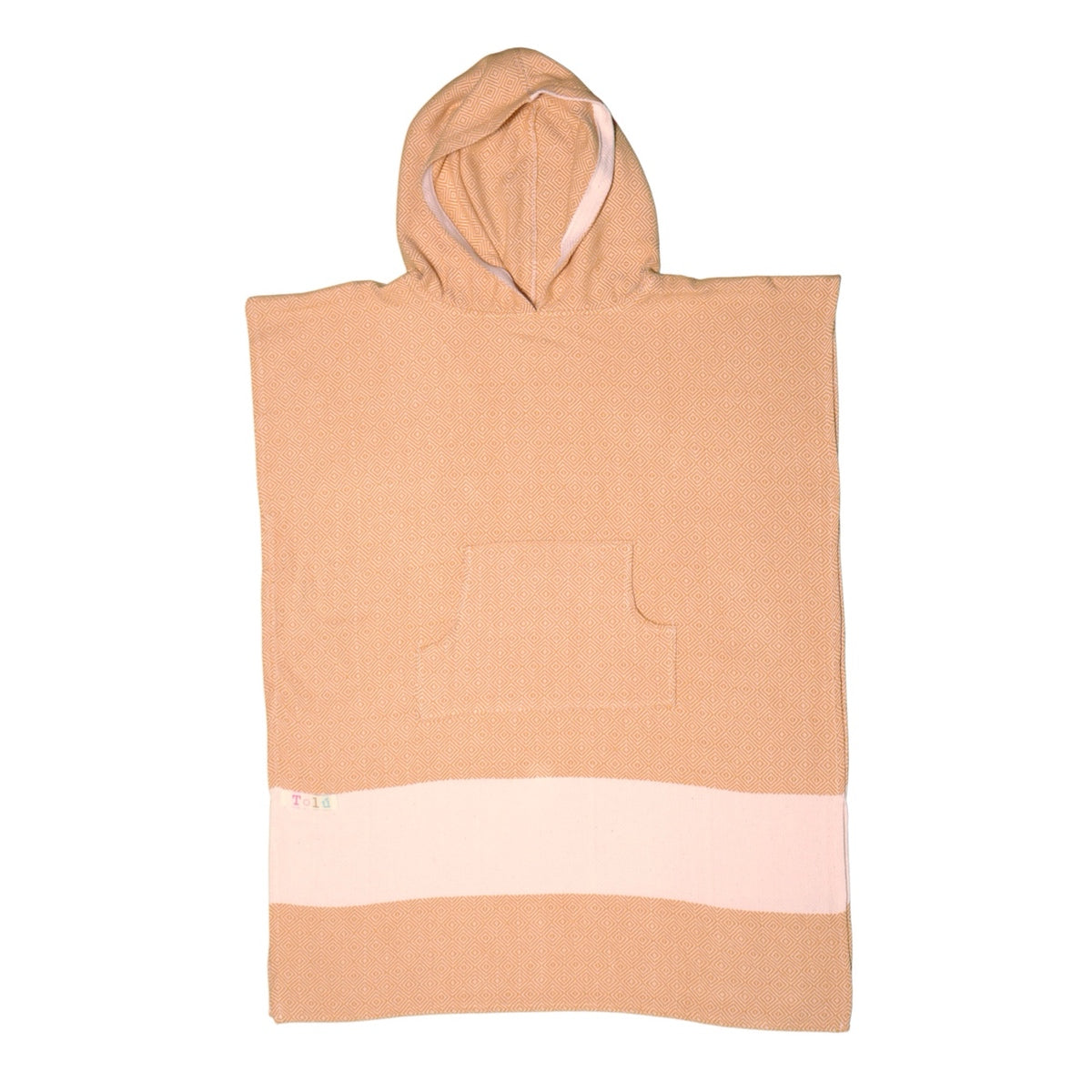 Adult Hooded Beach Towel in Dark Yellow – Quick-Dry Swim Poncho for Swimming & Surfing