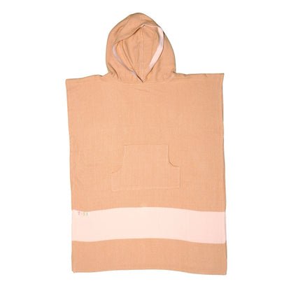 Adult Hooded Beach Towel in Dark Yellow – Quick-Dry Swim Poncho for Swimming & Surfing