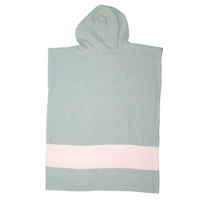 Adult Hooded Beach Towel in Green – Quick-Dry Swim Poncho for Swimming & Surfing