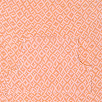 Adult Hooded Beach Towel in Orange – Quick-Dry Swim Poncho for Swimming & Surfing
