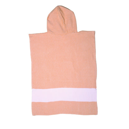 Adult Hooded Beach Towel in Orange – Quick-Dry Swim Poncho for Swimming & Surfing