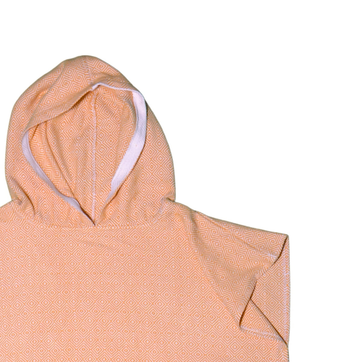 Adult Hooded Beach Towel in Orange – Quick-Dry Swim Poncho for Swimming & Surfing