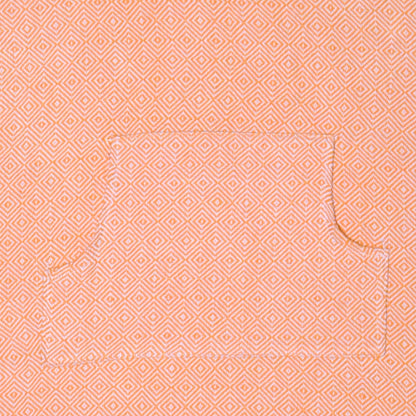 Adult Hooded Beach Towel in Orange – Quick-Dry Swim Poncho for Swimming & Surfing