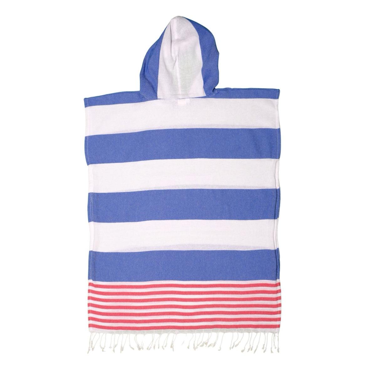 Adult Hooded Beach Towel in Sailor Blue– Quick-Dry Swim Poncho for Swimming & Surfing