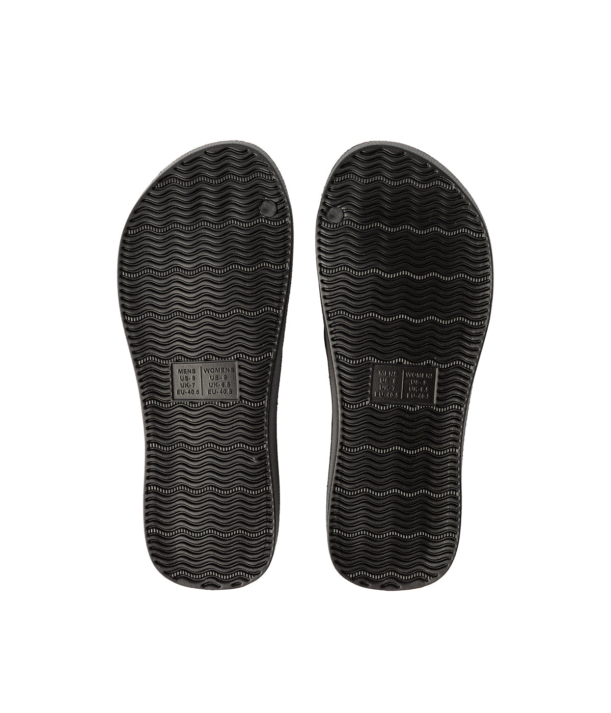 Black Thongs With Arch Support