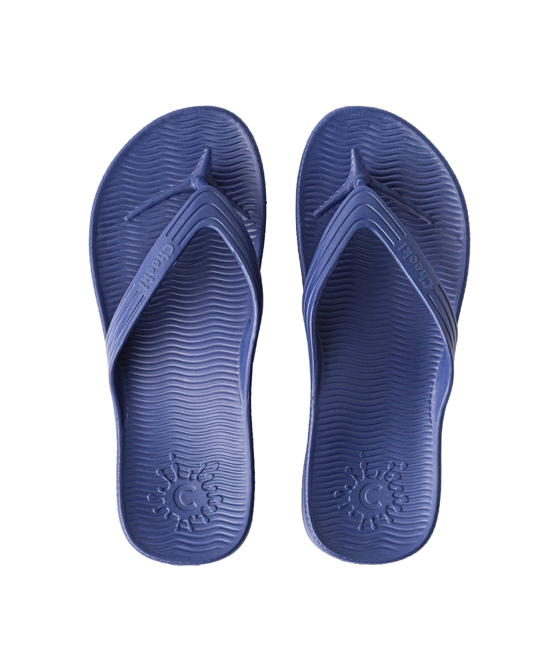 Blue Thongs With Arch Support