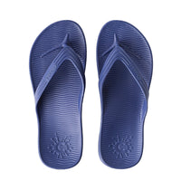 Blue Thongs With Arch Support