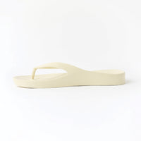 White Thongs With Arch Support