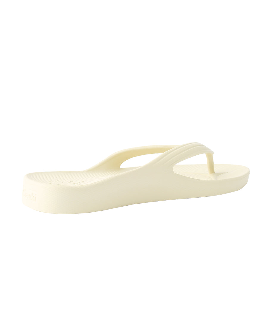 White Thongs With Arch Support