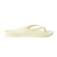 White Thongs With Arch Support