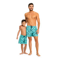 Blue Whale Sharks Swim Shorts Set