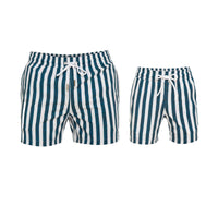 Nautical Stripes Swim Shorts Set