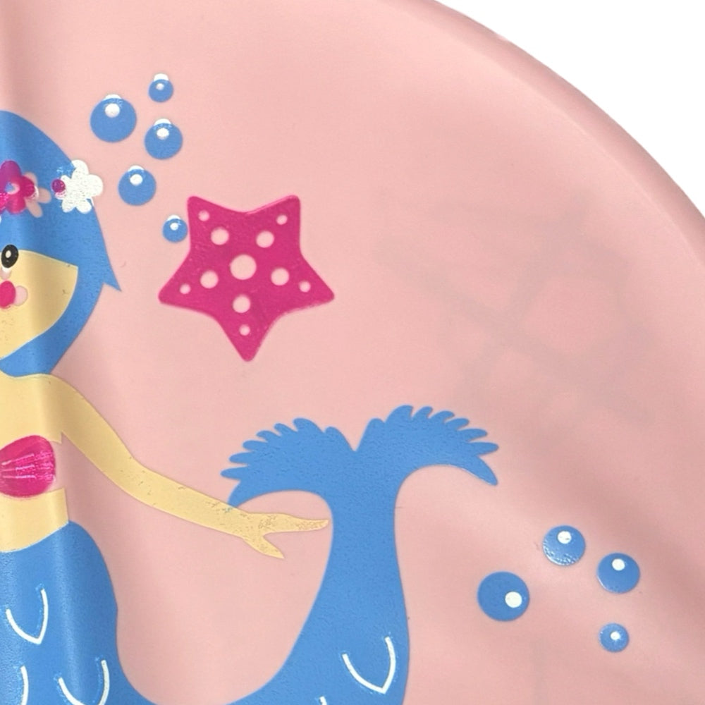 Girls’ Swim Cap With Mermaid and Stars
