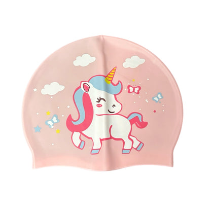 Girls’ Swim Cap With Unicorn