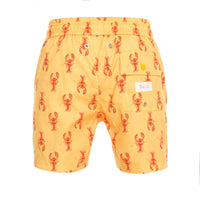 Yellow Lobsters Boy's Swim Shorts