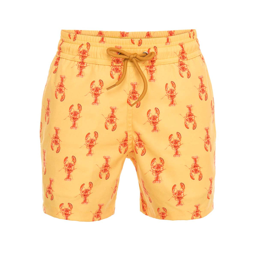 Yellow Lobsters Boy's Swim Shorts