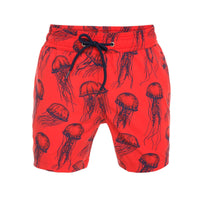 Red Jellyfish Boy's Swim Shorts