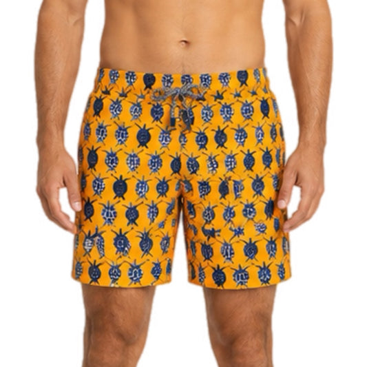 Orange Turtles Boardshorts
