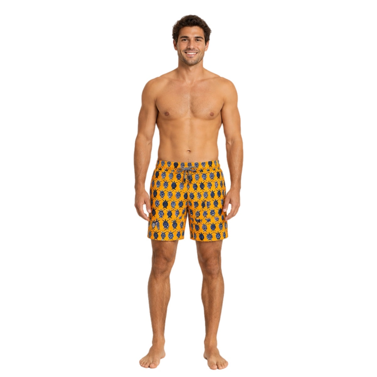 Orange Turtles Boardshorts