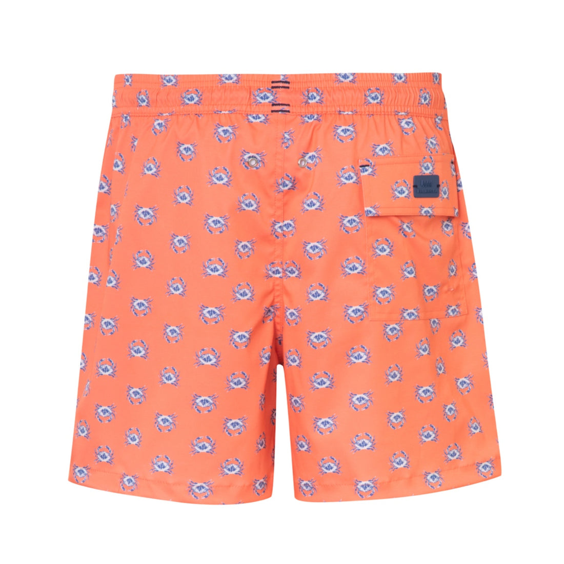 Men’s Red Swim Shorts with Crabs