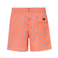 Men’s Red Swim Shorts with Crabs