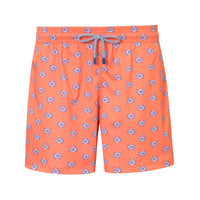 Men’s Red Swim Shorts with Crabs