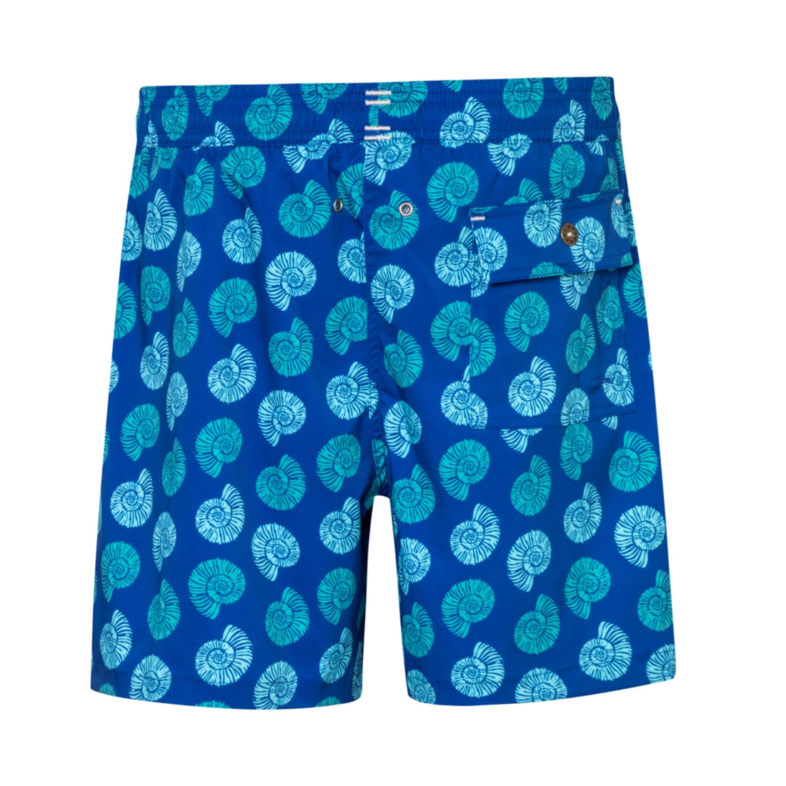 Mens' Blue Swim Shorts with Shells