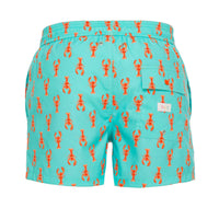 Green Lobsters Swim Shorts Set