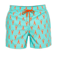 Green Lobsters Swim Shorts Set