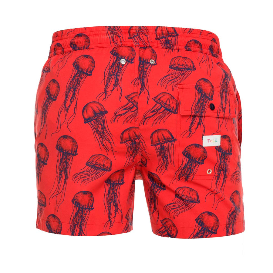 Red Jellyfish Men's Swim Shorts